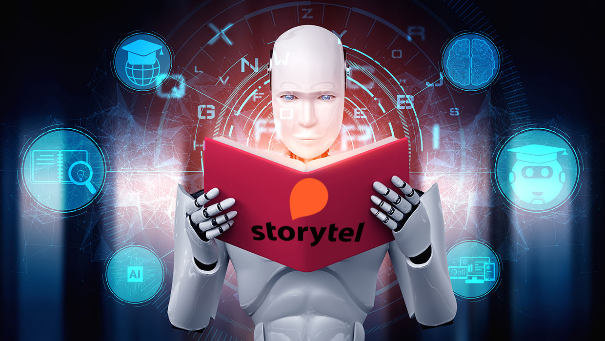 Storytel ottaa käyttöön tekoälyyn perustuvat lukijat.